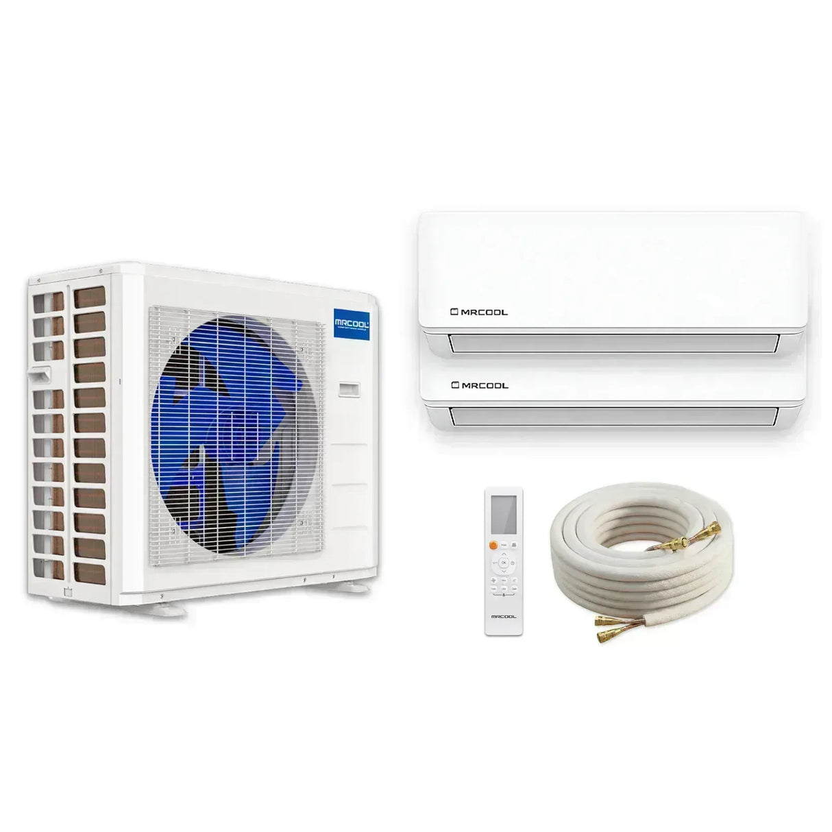 MRCOOL DIY 5th Gen Wall Mount (9K-24K) 2-Zone 36,000 BTU Ductless Mini Split Heat Pump & AC