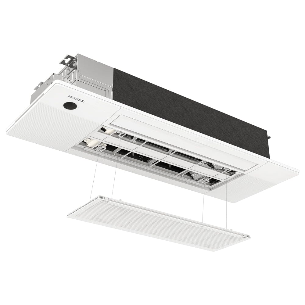 MRCOOL DIY Ceiling Cassette System - 36K BTU 3-Ton 3-Zone (9K + 9K + 12K) Ductless AC and Heat Pump