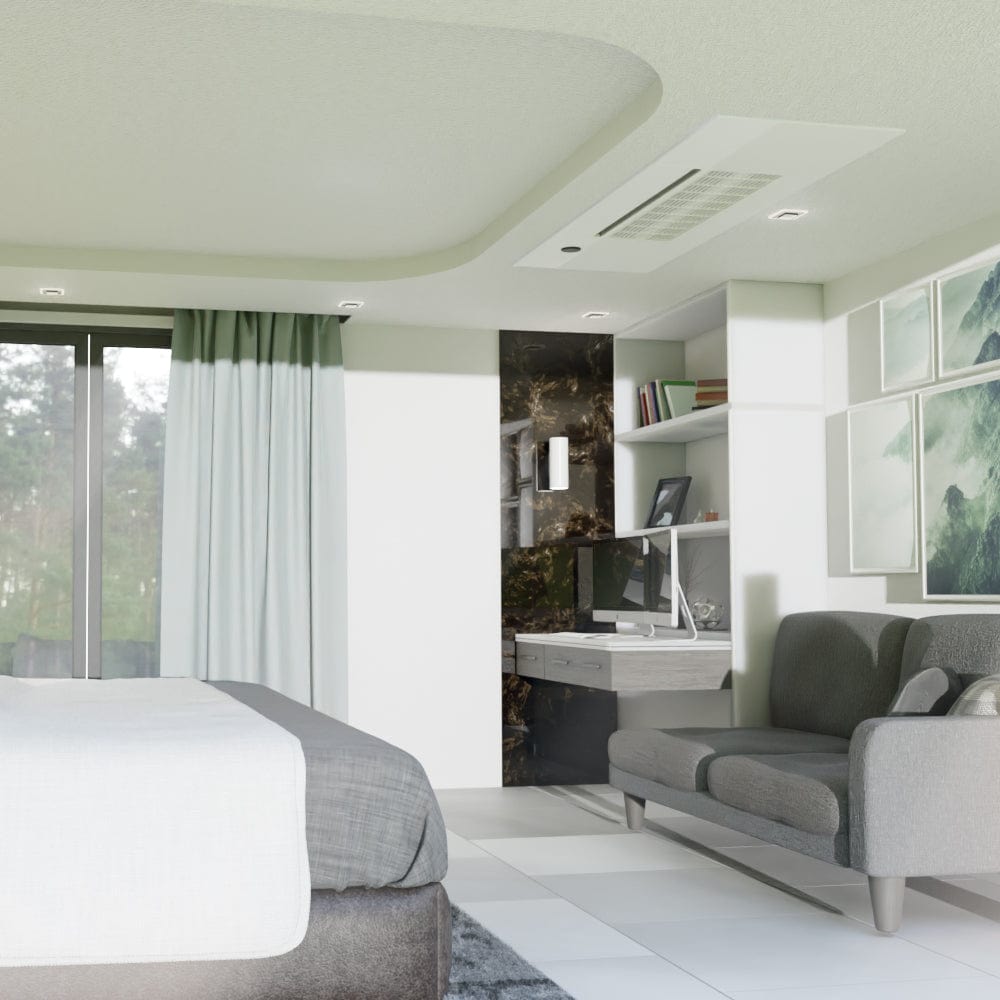 MRCOOL DIY Ceiling Cassette System - 36K BTU 3-Ton 3-Zone (12K + 12K + 18K) Ductless AC and Heat Pump