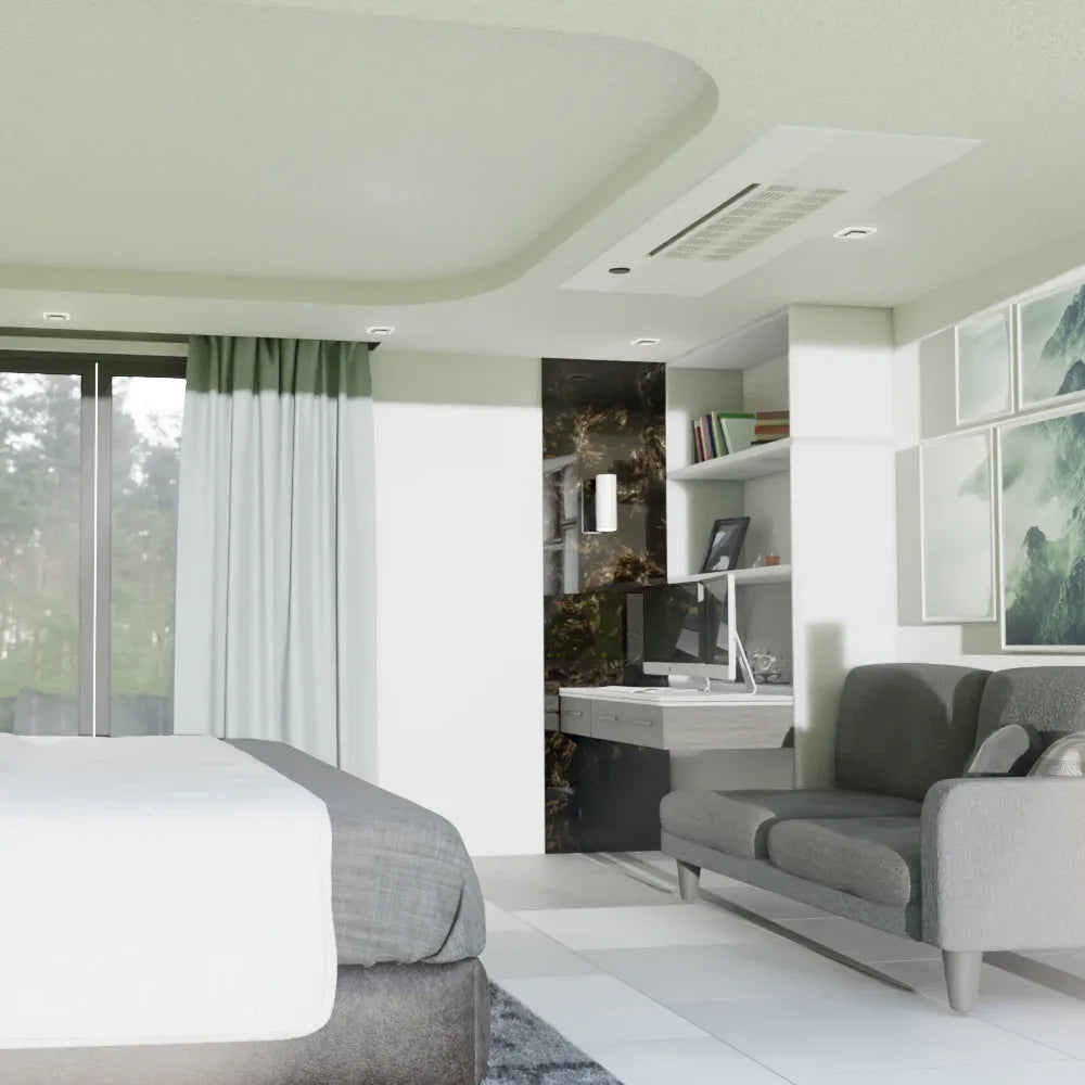 Automatic refrigerant leak detection in MRCOOL DIY Series 5th gen Outtasight One-Way Ceiling Cassette