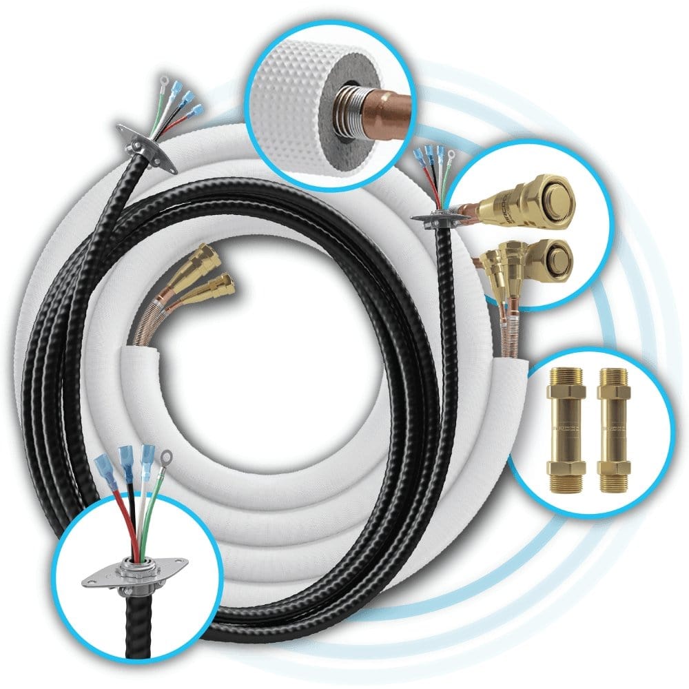 MRCOOL DIY Ceiling Cassette System - 48K BTU 4-Ton 5-Zone ( 9K + 9K + 9K + 9K + 9K) Ductless AC and Heat Pump