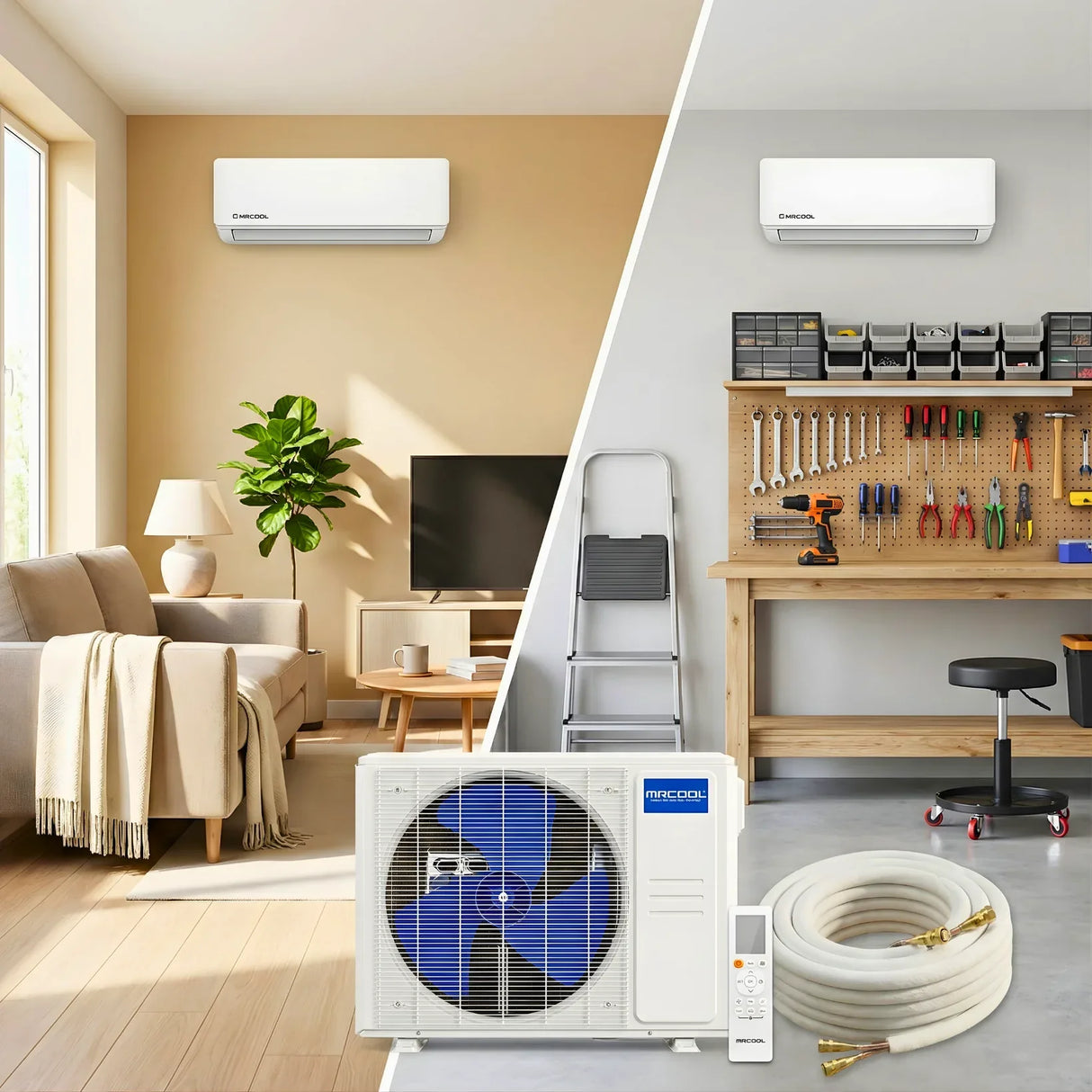 MRCOOL DIY 5th Gen Single-Zone Mini-Split Complete System