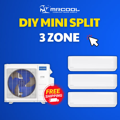 MRCOOL Mini Split - DIY 4th Gen 3-Zone Ductless Systems