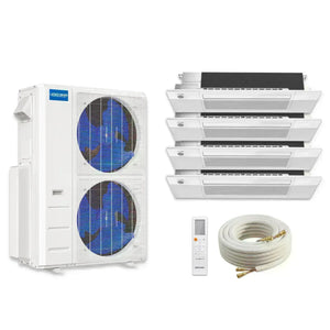 MRCOOL DIY 5th Gen Ceiling Cassette (6K-12K-12K-12K) 4-Zone 48,000 BTU Ductless Mini Split Heat Pump & AC