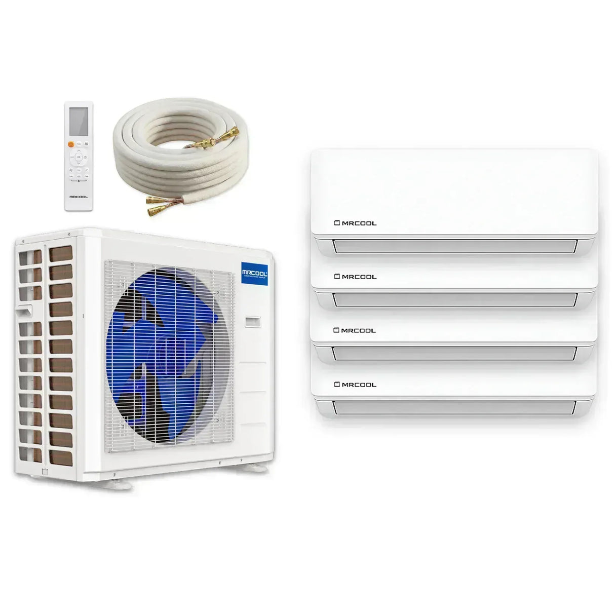 MRCOOL DIY 5th Gen Wall Mount (6K-9K-9K-9K) 4-Zone 36,000 BTU Ductless Mini Split Heat Pump & AC