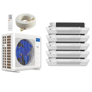MRCOOL DIY 5th Gen Ceiling Cassette (6K-6K-6K-6K-9K) 5-Zone 36,000 BTU Ductless Mini Split Heat Pump and AC