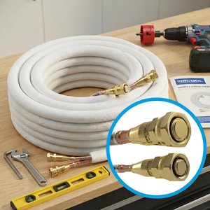 MRCOOL DIY 5th Gen Ceiling Cassette Single-Zone System (18,000 BTU) w/ 25ft pre-charged line
