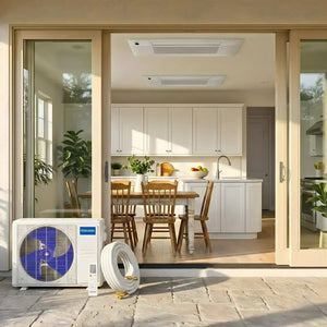 MRCOOL DIY 5th Gen Ceiling Cassette (9K-18K) 2-Zone 36,000 BTU Ductless Mini Split Heat Pump & AC