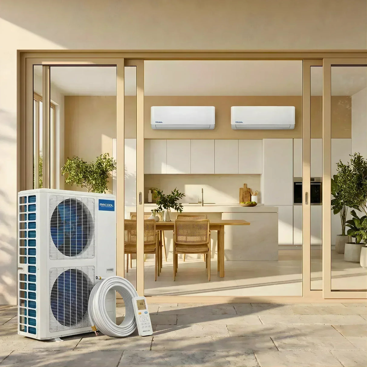 MRCOOL DIY 5th Gen Wall Mount (6K-36K) 2-Zone 48,000 BTU Ductless Mini Split Heat Pump & AC