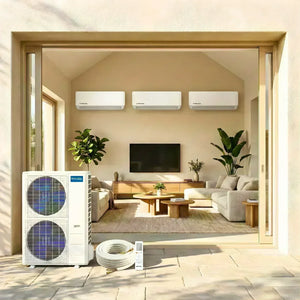 MRCOOL DIY 5th Gen Wall Mount (6K-18K-18K) 3-Zone 55,000 BTU Ductless Mini Split Heat Pump & AC