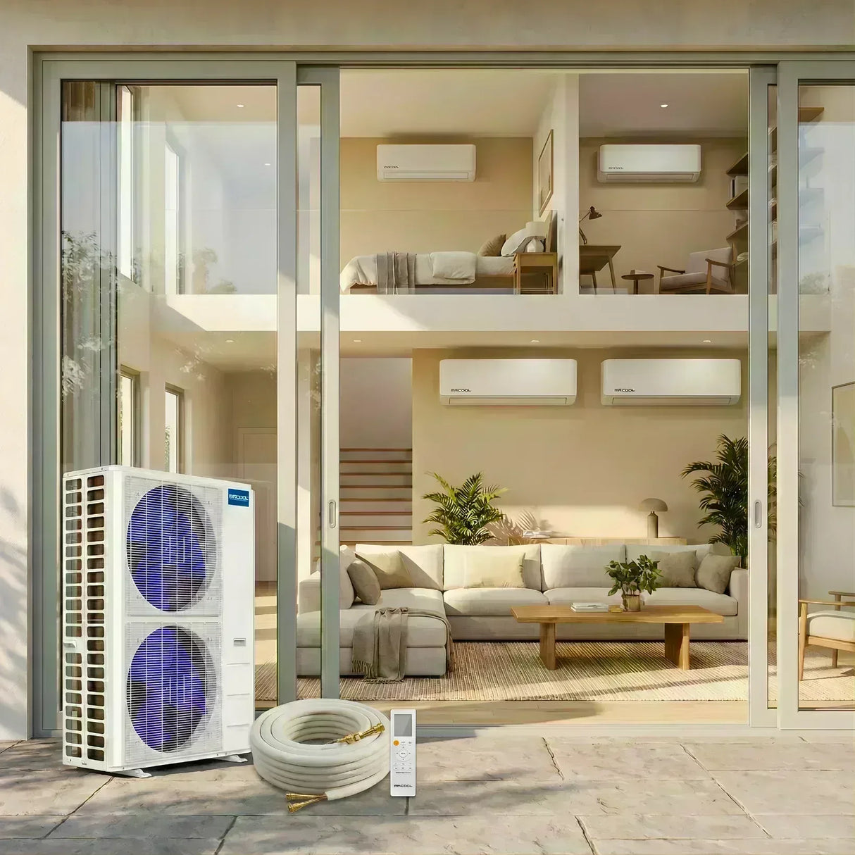 MRCOOL DIY 5th Gen Wall Mount (6K-12K-12K-12K) 4-Zone 48,000 BTU Ductless Mini Split Heat Pump & AC
