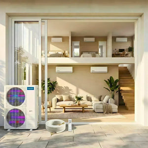 MRCOOL DIY 5th Gen Wall Mount (6K-6K-9K-9K-12K) 5-Zone 55,000 BTU Ductless Mini Split Heat Pump and AC