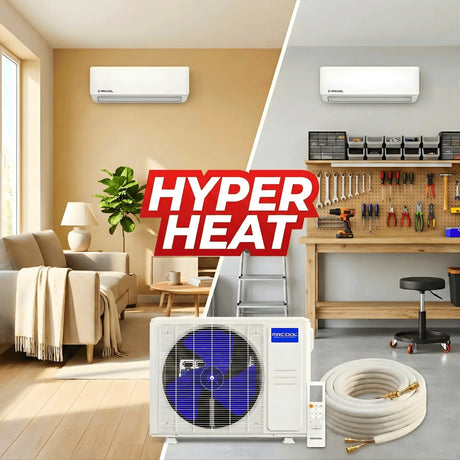 MRCOOL DIY 5th Gen Hyper Heat Single-Zone Mini-Split Complete System