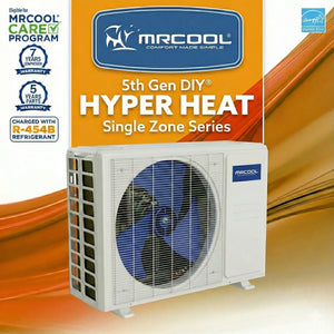 MRCOOL DIY 5th Gen Hyper Heat Single-Zone Mini-Split Condenser (12k & 18k BTU)