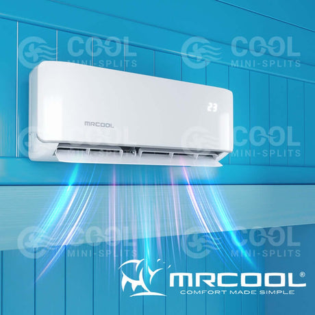 MRCOOL DIY 4th Generation Single-Zone Heat Pump Wall Mount Air Handler with 25ft DIYPro Cable