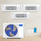 MRCOOL Mini-Split 4th Gen DIY 3-Zone (36,000 BTU: 9K + 9K + 12K)
