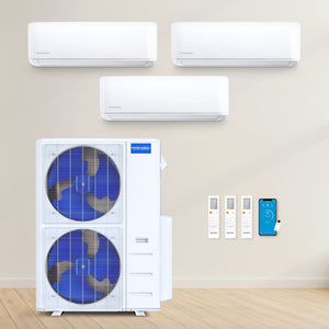 MRCOOL DIY Mini Split - 48K BTU 4-Ton 3-Zone (12K + 12K + 24K) Ductless AC and Heat Pump