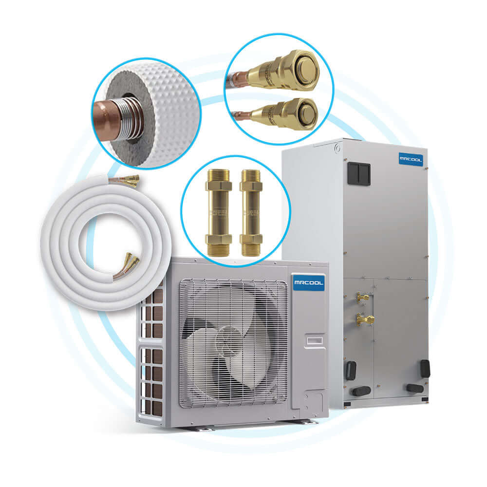 MRCOOL | Universal Central Heat Pump DC Inverter System: Up to 20 SEER - Universal Series system | MRCOOL | 2-3 Ton Condenser with 36K Heat Pump | MDU18024036